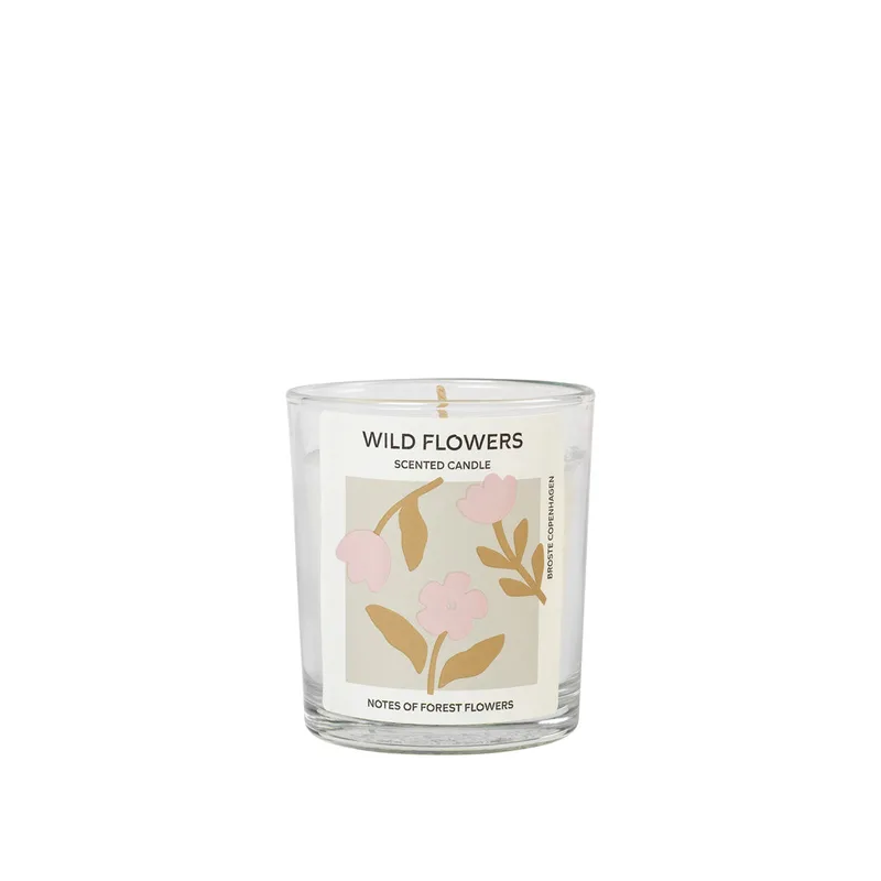 Botanical Scented Candle 'Wild Flowers' de Broste Copenhagen – photo du produit