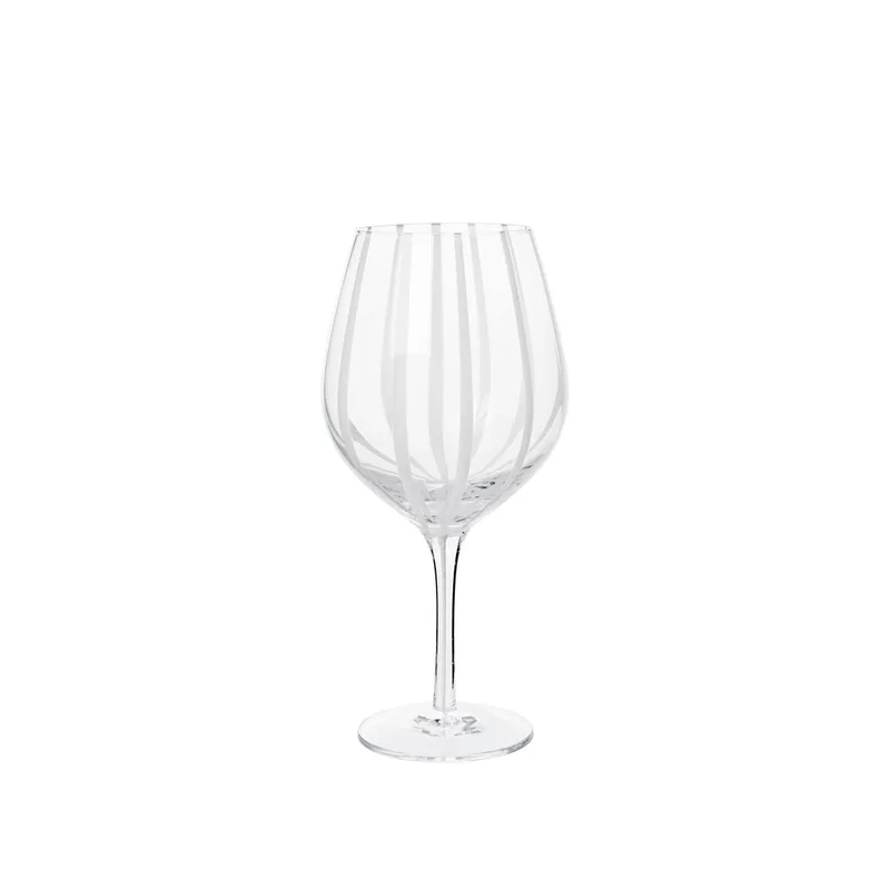 Stripe Red wine glass by Broste Copenhagen – product photo