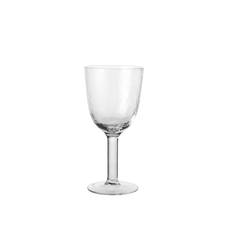 Hammered White Wine Glass by Broste Copenhagen – product photo