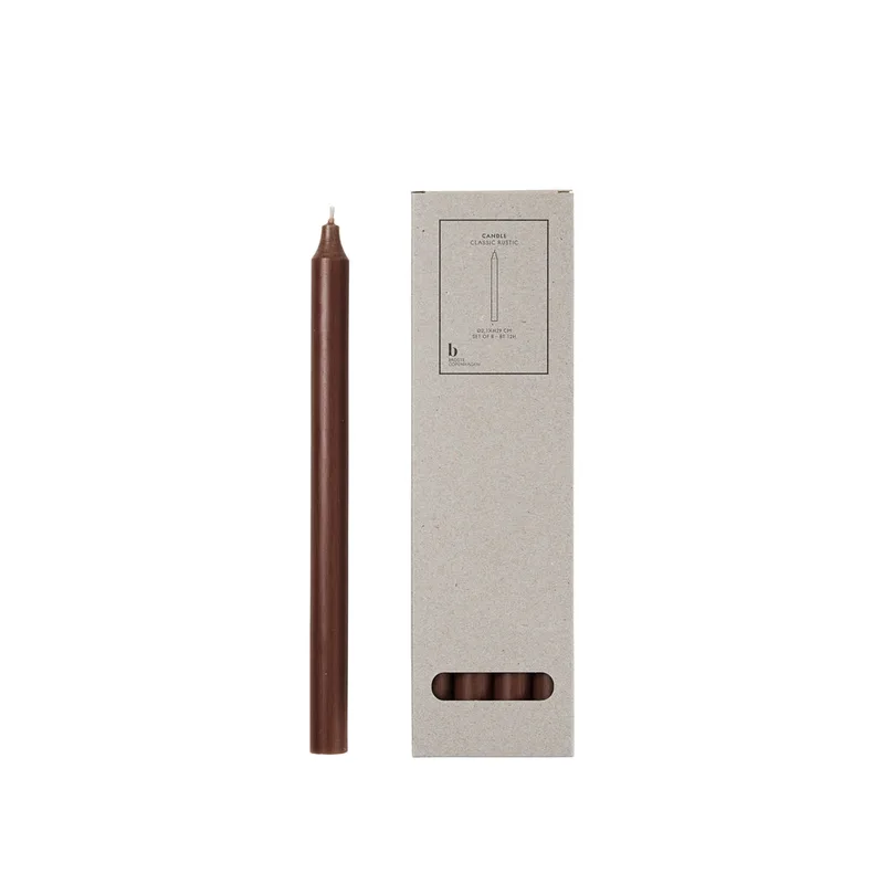 Rustic Taper Candle by Broste Copenhagen – product photo