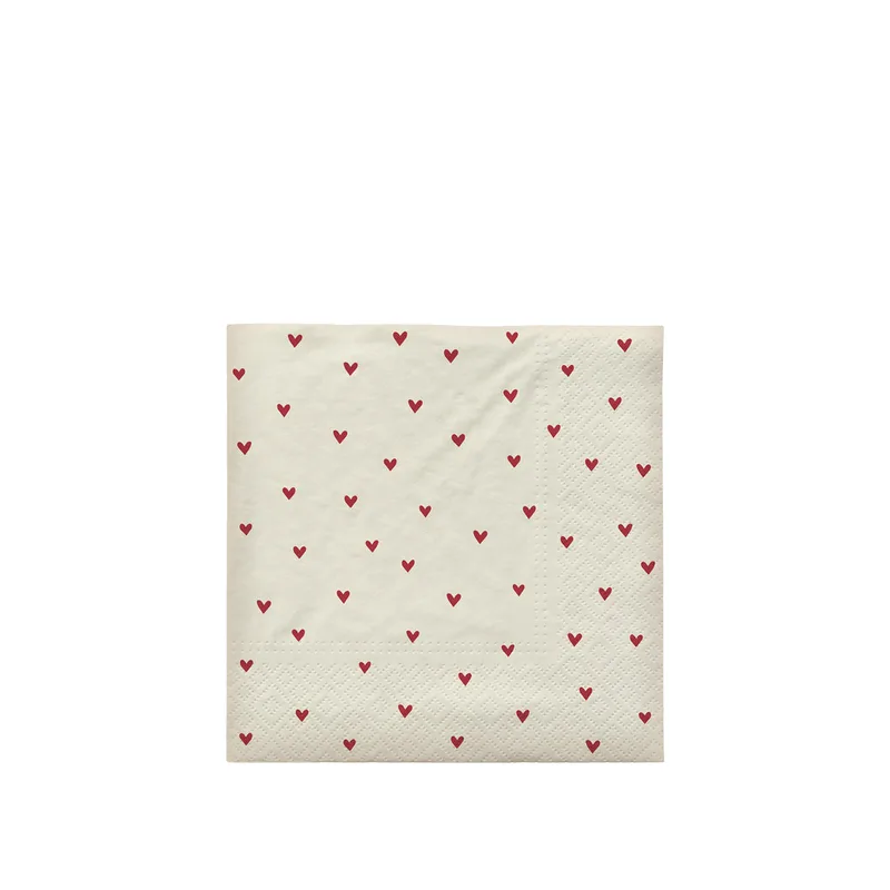 Amor Paper Napkin de Broste Copenhagen – photo du produit