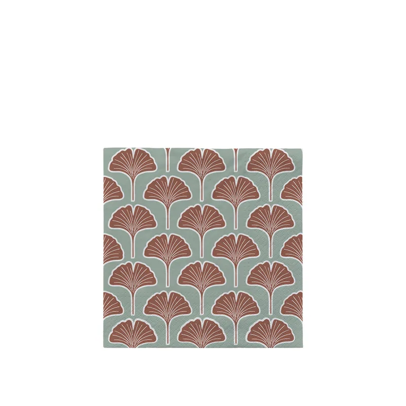 Ginkgo Biloba Paper Napkin by Broste Copenhagen – product photo