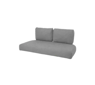 Nest 2-seater sofa, Cushion set von Cane-line in Light grey, Ambience – Produktfoto 2 von 2