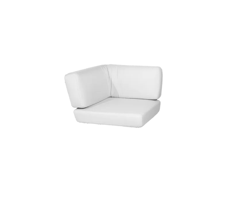 Savannah corner module, Cushion set by Cane-line in White, Natté w/QuickDry & Airflow – product photo 2 of 2