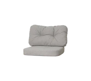 Ocean large lounge chair, Cushion set by Cane-line in Light brown, Wove w/QuickDry & Airflow – product photo 2 of 2