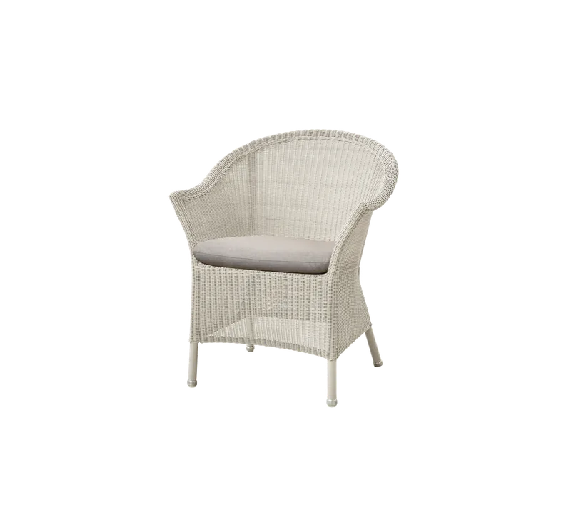 Lansing chair by Cane-line in Sand, small round Weave, Sand, Natté, None – product photo