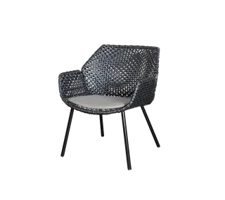 Vibe lounge chair, Cushion by Cane-line in Light grey, Natté – product photo 1 of 2
