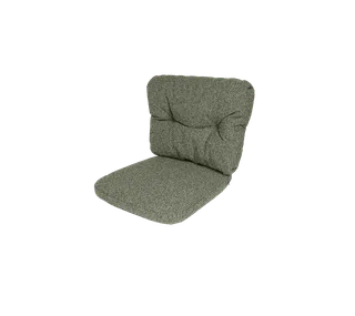 Moments chair, Cushion set von Cane-line in Dark green, Wove – Produktfoto 2 von 2