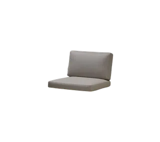 Connect lounge chair, Cushion set de Cane-line en Taupe, Natté w/QuickDry & Airflow – photo du produit 2 sur 2