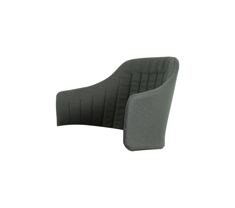 Choice chair back cushion, outdoor by Cane-line in Dark green, Link w/QuickDry & Airflow – product photo