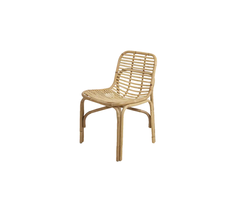 Peak chair by Cane-line in Natural, large round sticks rattan – product photo