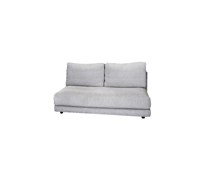 Scale 2-seater sofa module van Cane-line in Light grey, Essence – productfoto
