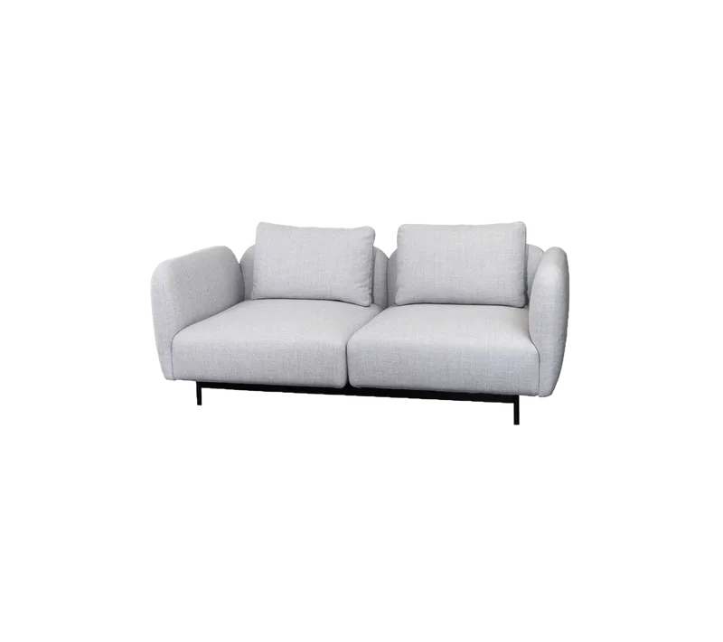 Aura 2-seater sofa von Cane-line in Light grey, Ambience – Produktfoto