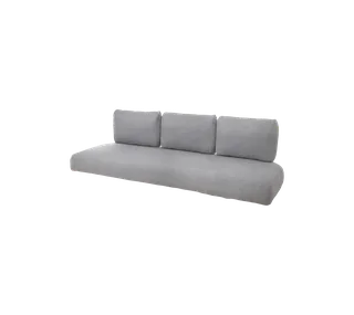 Nest 3-seater sofa, Cushion set by Cane-line in Light grey, Essence – product photo 2 of 2