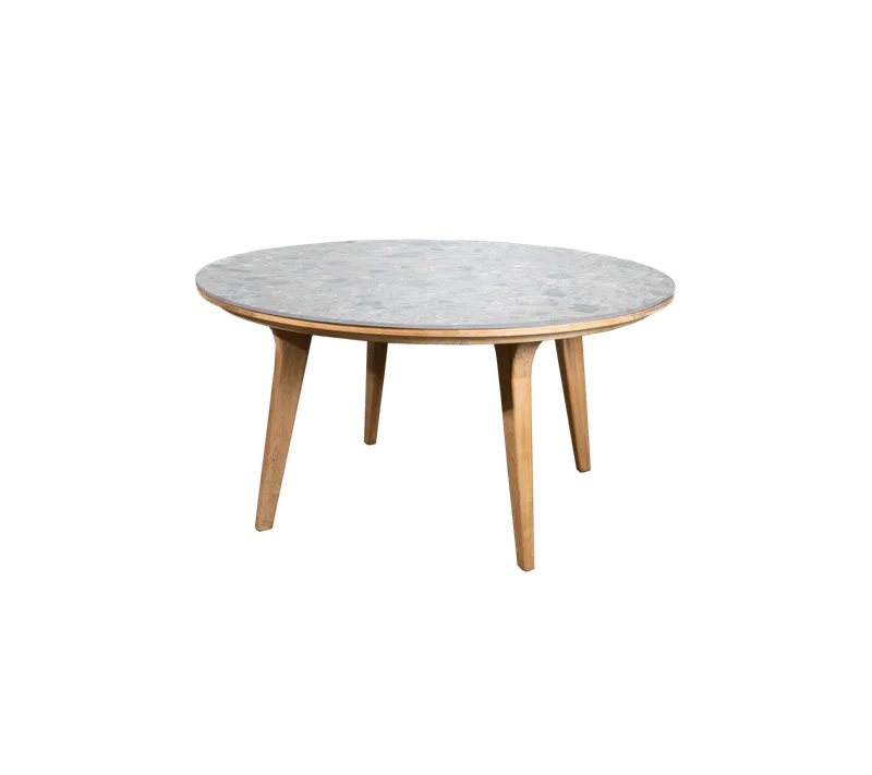 Aspect dining table, dia. 144 cm von Cane-line in Teak, Multi colour, ceramic – Produktfoto