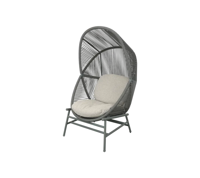 Hive chair de Cane-line en Dusty green, small round core Weave, Dusty green, aluminium, Desert sand, Rise w/QuickDry & Airflow – photo du produit