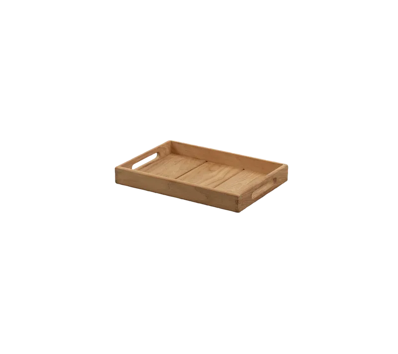 Club tray rect. small by Cane-line in Teak – product photo