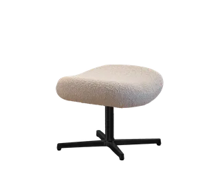 Pace footstool by Cane-line in Light brown, Scent, Black, aluminium – product photo 2 of 2