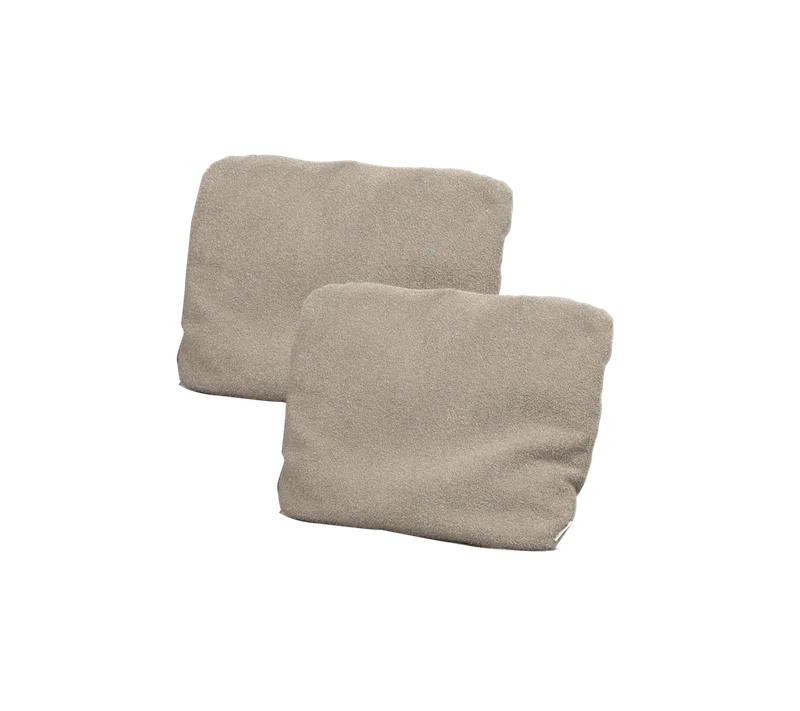 Lansing 2-seater sofa, Back cushion von Cane-line in Taupe, Free w/2 cushions – Produktfoto