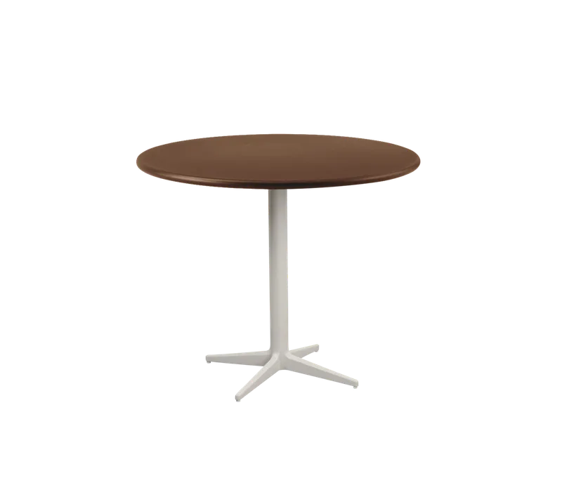 Drop café table dia. 80 cm by Cane-line in Sand, Aluminium, Desert red, aluminium – product photo