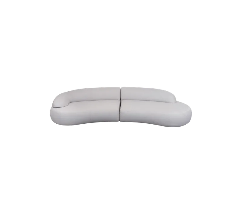 Mellow 4-seater sofa van Cane-line in Sand, AirTouch w/QuickDry & Airflow – productfoto