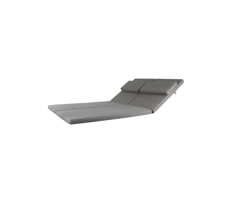 Rest sunbed double, Cushion by Cane-line in Taupe, Natté w/QuickDry & Airflow – product photo 2 of 2
