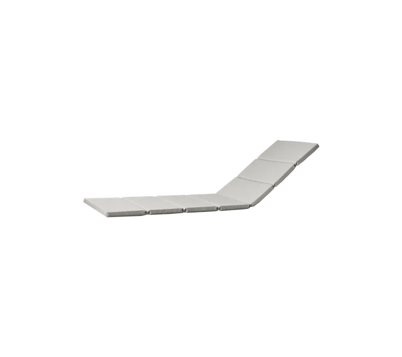Relax sunbed, Cushion by Cane-line in Light grey, Natté w/QuickDry & Airflow – product photo 2 of 2
