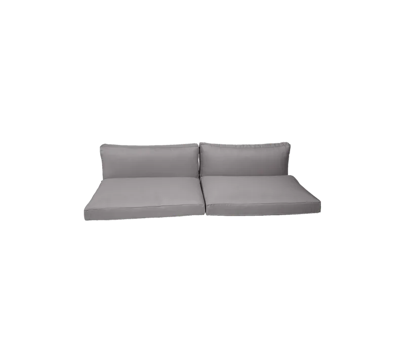 Chester 3-seater sofa, Cushion set van Cane-line in Taupe, Natté w/QuickDry & Airflow – productfoto 2 van 2