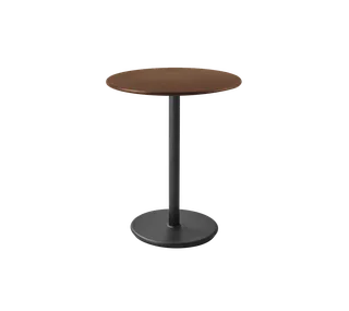 Go café table dia. 60 cm by Cane-line in Lava grey, aluminium, Desert red, aluminium – product photo 2 of 2