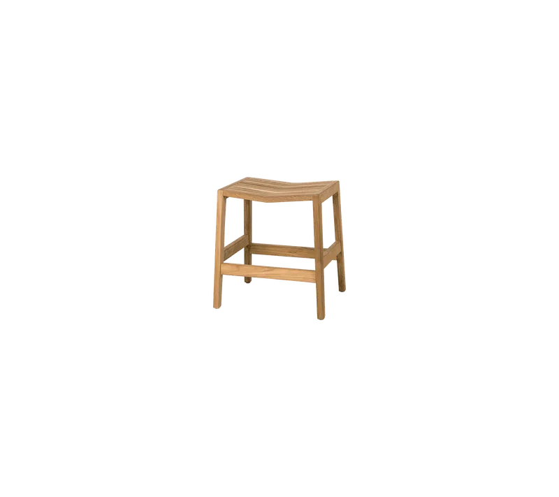 Flip stool van Cane-line in Teak – productfoto 2 van 2