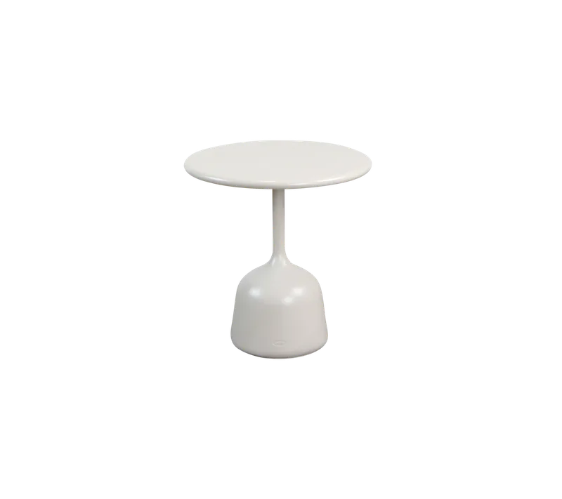 Glaze coffee table, small de Cane-line en Sand, semi glossy aluminium, Sand, semi glossy aluminium – photo du produit