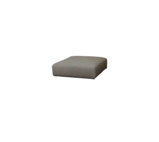 Aura seat module, single module, 2-sided mounting van Cane-line in Light grey, Ambience – productfoto 1 van 2