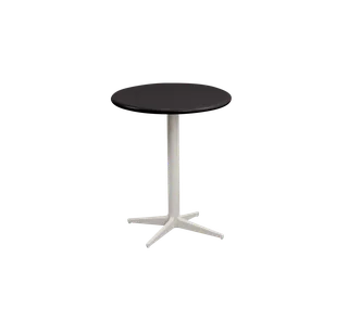 Drop café table dia. 45 cm de Cane-line en Sand, Aluminium, Lava grey, semi glossy aluminium – photo du produit 2 sur 2