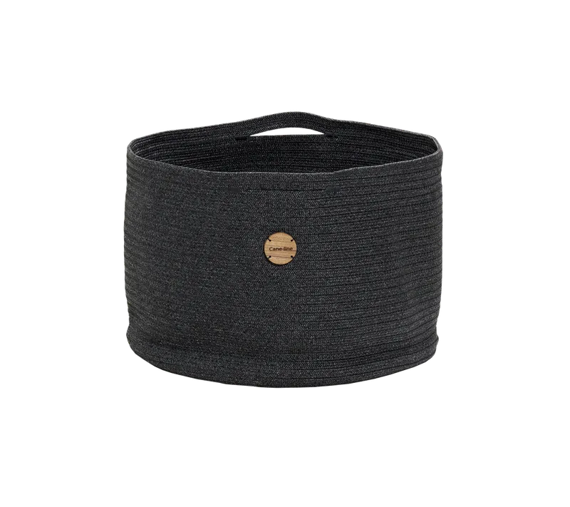 Soft Rope basket large by Cane-line in Dark grey, string Soft Rope – product photo