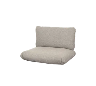 Sticks lounge chair, Cushion set van Cane-line in Light brown, Rise w/QuickDry & Airflow – productfoto 2 van 2