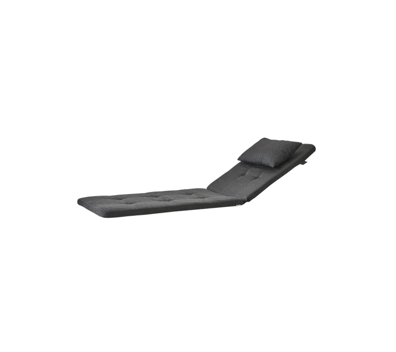 Presley sunbed, Cushion by Cane-line in Black, Natté w/QuickDry & Airflow – product photo 2 of 2