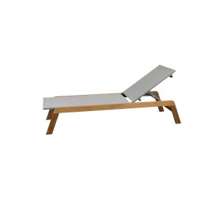 Siesta sunbed de Cane-line en Teak, Aucun – photo du produit 2 sur 2