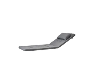Presley sunbed, Cushion by Cane-line in Grey, Natté w/QuickDry & Airflow – product photo 2 of 2