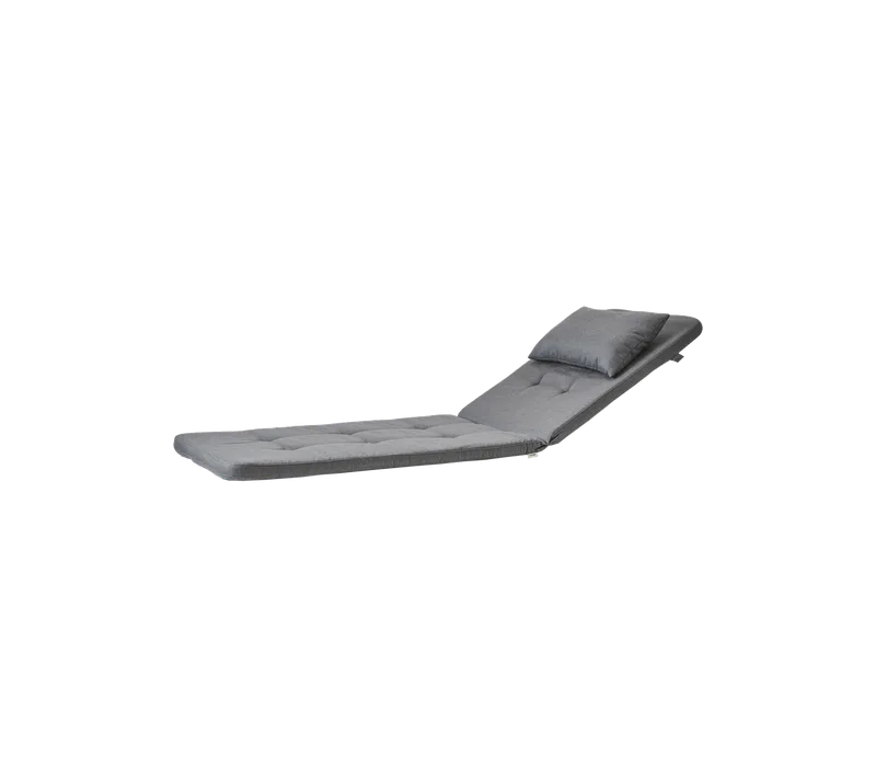 Presley sunbed, Cushion by Cane-line in Grey, Natté w/QuickDry & Airflow – product photo 2 of 2