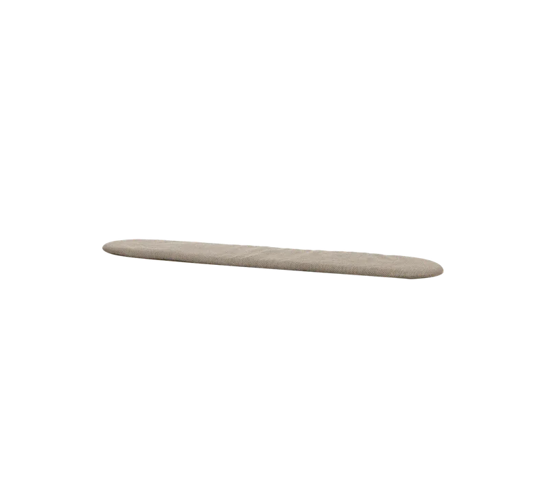 Sticks bench, Cushion by Cane-line in Light brown, Rise w/QuickDry & Airflow – product photo 2 of 2