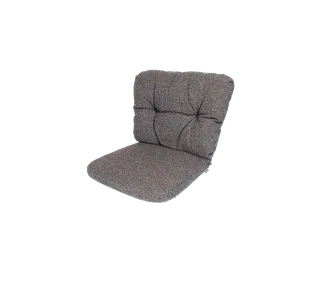 Basket chair cushion set van Cane-line in Dark grey, Wove – productfoto 2 van 2