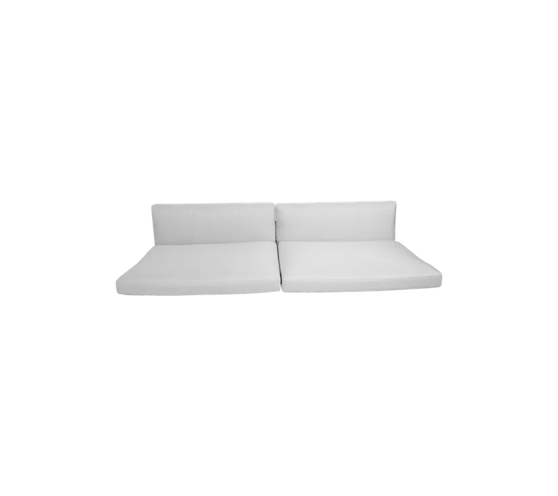 Connect 3-seater sofa, Cushion set von Cane-line in White, Natté w/QuickDry & Airflow – Produktfoto 2 von 2