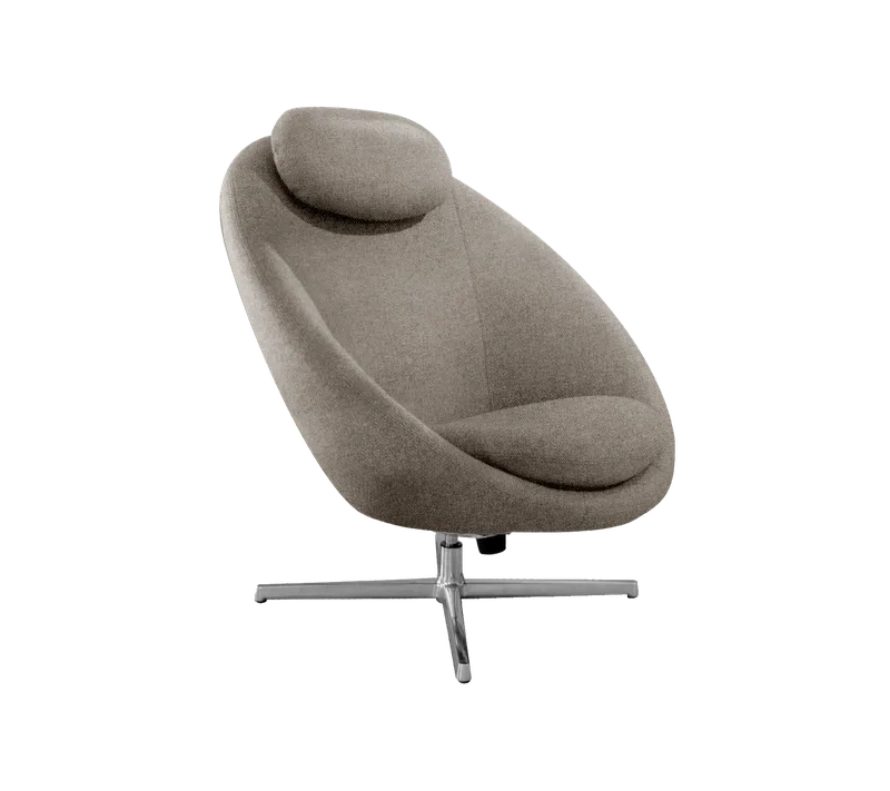 Pace lounge chair de Cane-line en Light brown, Essence, Polished, aluminium – photo du produit