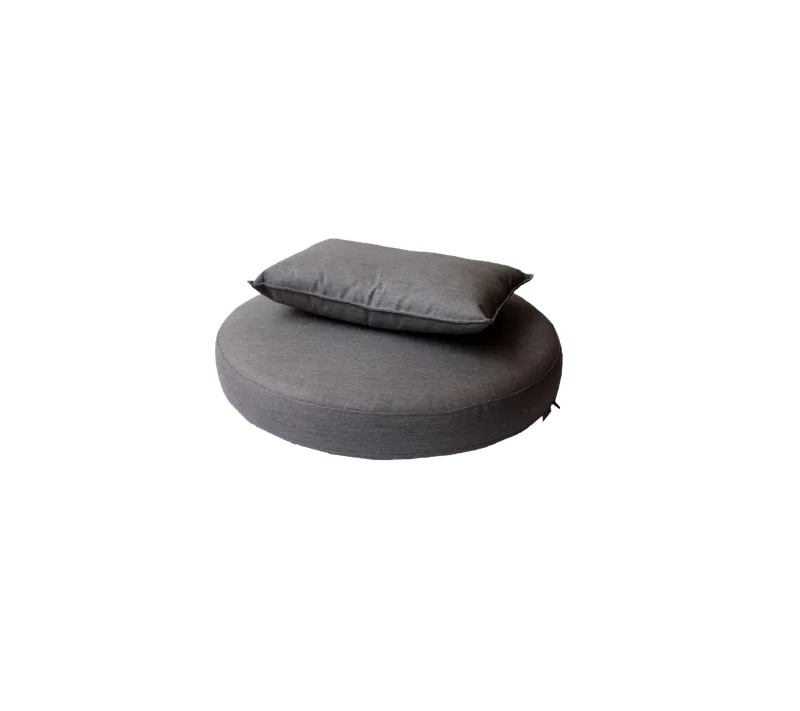 Kingston sunchair, Cushion set by Cane-line in Taupe, Natté w/QuickDry & Airflow – product photo