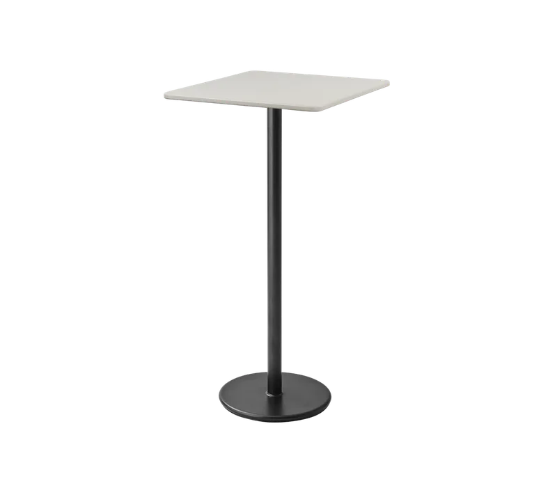 Go bar table 75x75 cm de Cane-line en Lava grey, aluminium, Sand, Aluminium – photo du produit