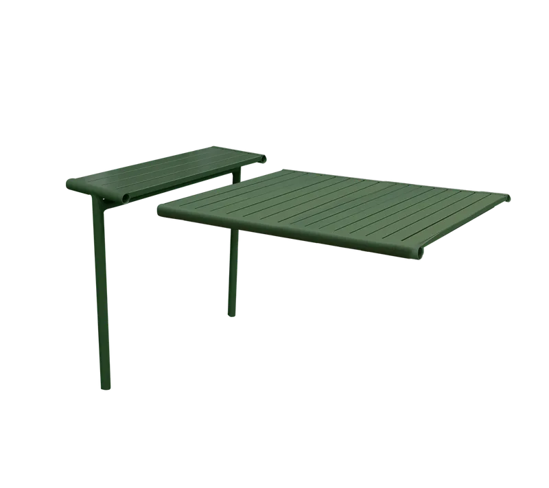 Bliss dining table extension module by Cane-line in Dark green, aluminium – product photo