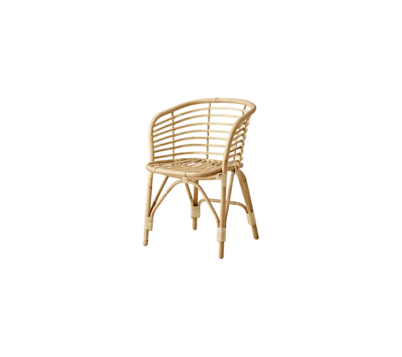 Blend armchair by Cane-line in Natural, large round sticks rattan, None – product photo
