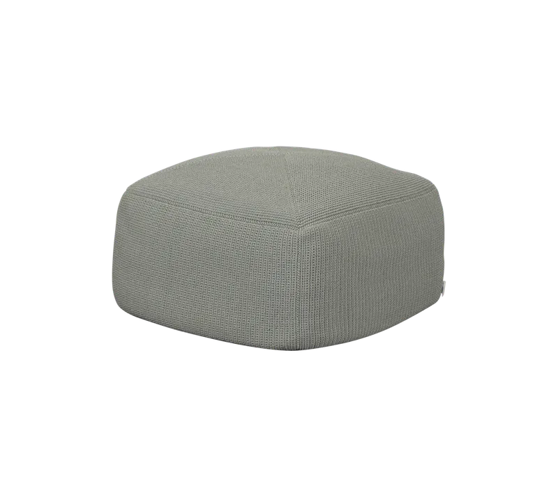 Divine footstool de Cane-line en Dusty green, Divine – 60x60x35 cm – photo du produit