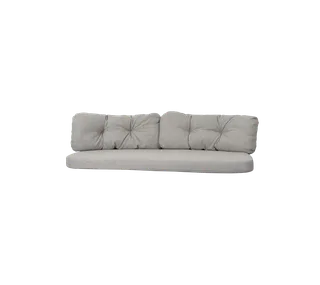 Ocean large 3-seater sofa, Cushion set by Cane-line in Light brown, Wove w/QuickDry & Airflow – product photo 2 of 2