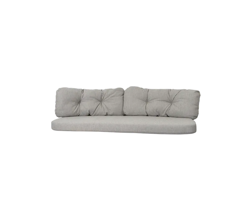 Ocean large 3-seater sofa, Cushion set by Cane-line in Light brown, Wove w/QuickDry & Airflow – product photo 2 of 2